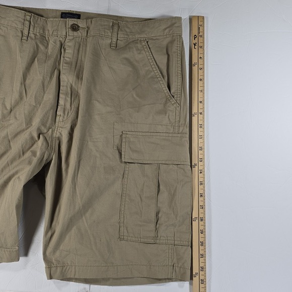 Levis Cargo Shorts Mens 38 Khaki Ripstop Outdoor Baggy Casual Skater Y2K - Picture 9 of 9